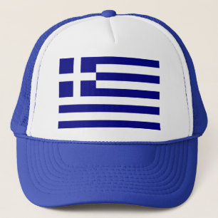 Casquette avec drapeau de la Grèce