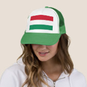 Casquette avec drapeau de la Hongrie (En situation)