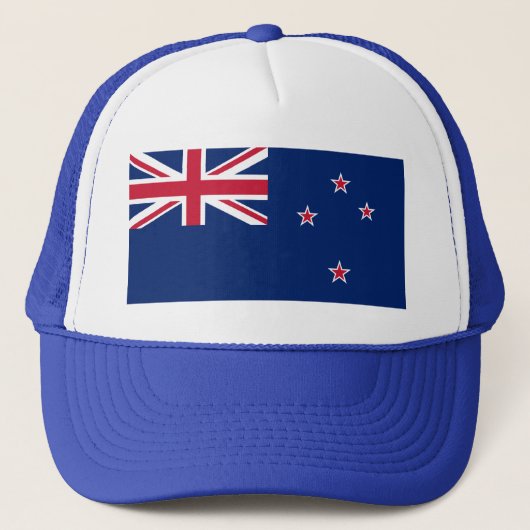 Casquette avec drapeau de la Nouvelle-Zélande (Devant)
