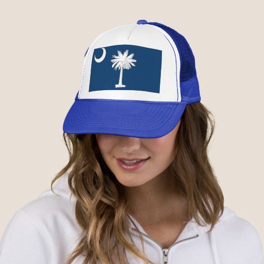 Casquette avec drapeau de l'Etat de Caroline du Su (En situation)