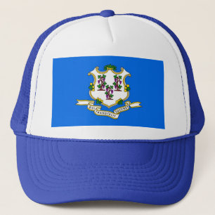 Casquette avec drapeau de l'État du Connecticut -