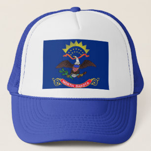 Casquette avec drapeau de l'État du Dakota du Nord