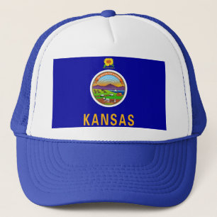 Casquette avec drapeau de l'Etat du Kansas - USA