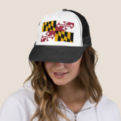 Casquette avec drapeau de l'état du Maryland - USA (En situation)