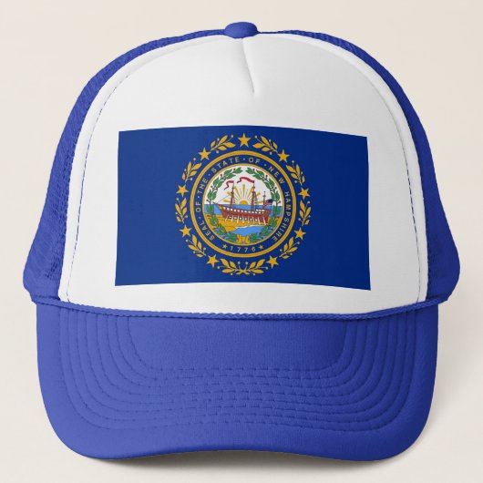 Casquette avec drapeau de l'Etat du New Hampshire (Devant)