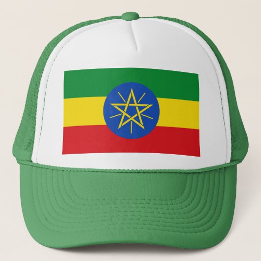 Casquette avec drapeau de l'Éthiopie (Devant)