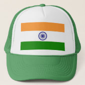Casquette avec drapeau de l'Inde (Devant)