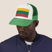 Casquette avec drapeau de Lituanie (En situation)