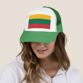 Casquette avec drapeau de Lituanie (En situation)