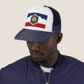 Casquette avec drapeau de l'Utah, États-Unis (En situation)