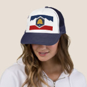 Casquette avec drapeau de l'Utah, États-Unis (En situation)