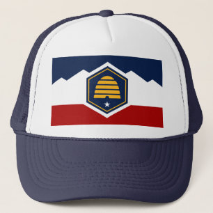 Casquette avec drapeau de l'Utah, États-Unis