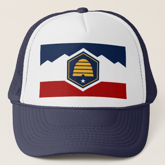 Casquette avec drapeau de l'Utah, États-Unis (Devant)