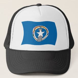 Casquette avec drapeau des Îles Mariannes du Nord