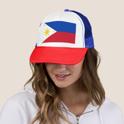 Casquette avec drapeau des Philippines (En situation)