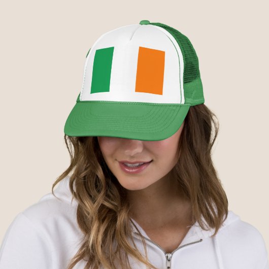 Casquette avec drapeau d'Irlande (En situation)