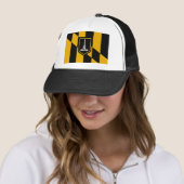 Casquette avec Drapeau du Baltimore, Maryland, Éta (En situation)