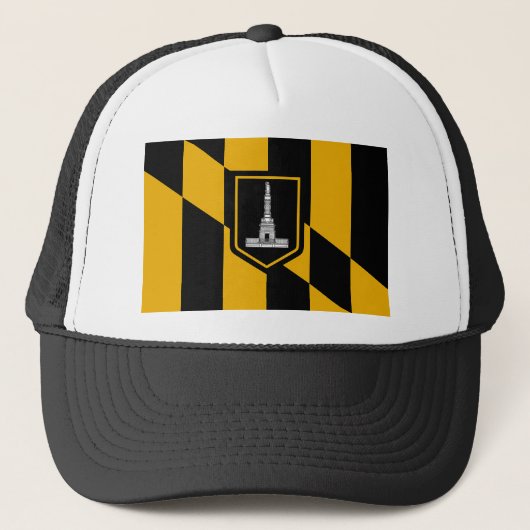 Casquette avec Drapeau du Baltimore, Maryland, Éta (Devant)