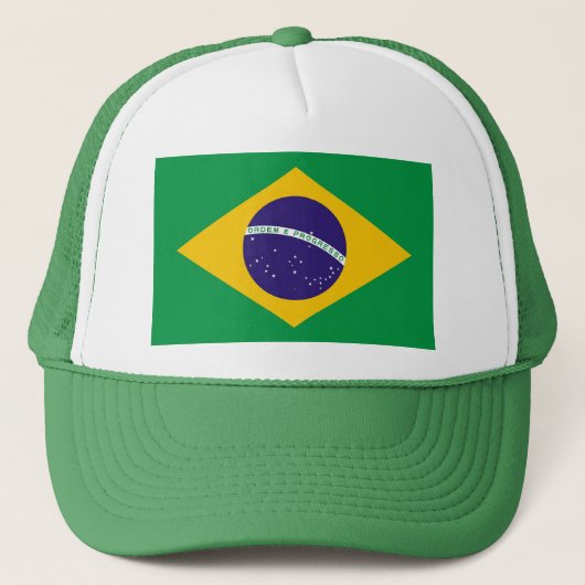 Casquette avec drapeau du Brésil (Devant)