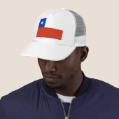 Casquette avec drapeau du Chili (En situation)