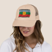 Casquette avec Drapeau Mapuche (En situation)