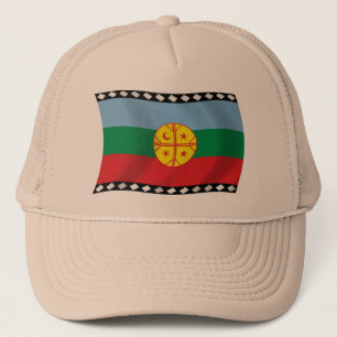 Casquette avec Drapeau Mapuche