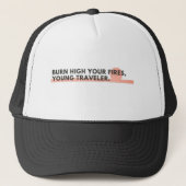 Casquette avec la conception et les mots originaux (Devant)