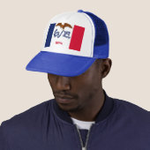 Casquette avec le drapeau de l'État de l'Iowa - Ét (En situation)