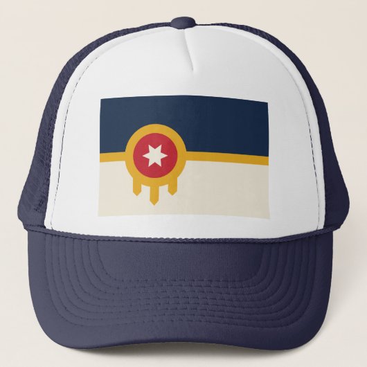 Casquette avec le drapeau de Tulsa, Oklahoma (Devant)