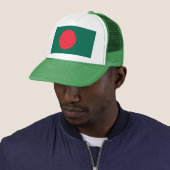Casquette avec le drapeau du Bangladesh (En situation)