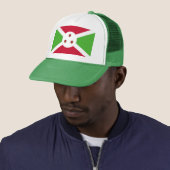 Casquette avec le drapeau du Burundi (En situation)
