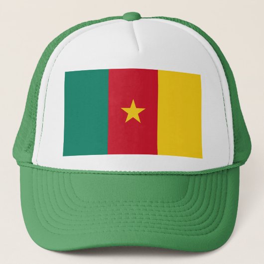 Casquette avec le drapeau du Cameroun (Devant)