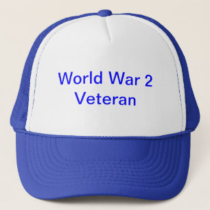 casquette avec "le vétéran de la guerre mondiale