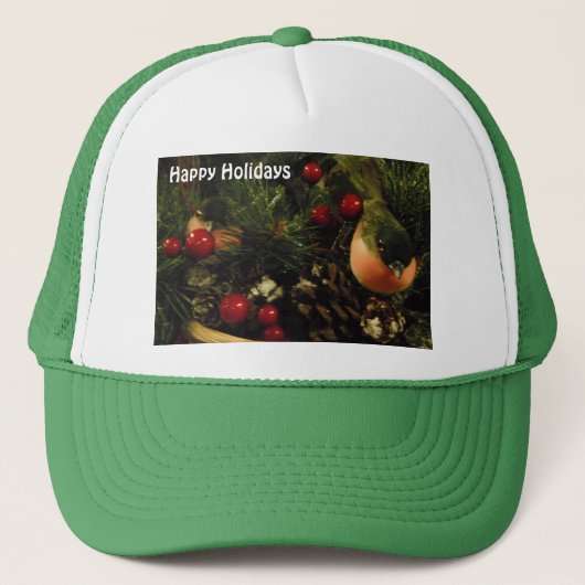Casquette Avec Oiseaux (Devant)