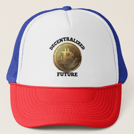 Casquette Avenir décentralisé Bitcoin (Devant)