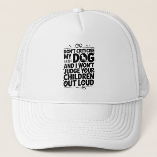 Casquette Avertissement du propriétaire du chien