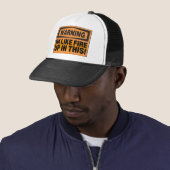 CASQUETTE AVERTISSEMENT JE SUIS COMME LE FEU (En situation)
