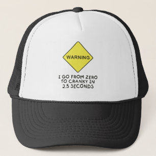 Casquette avertissement Zéro-à-excentrique