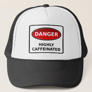 Casquette avertisseur de caféine