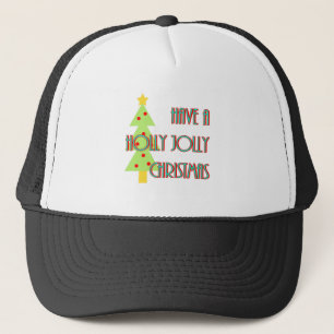 Casquette avez un Noël joyeux et en fête mid-century modern
