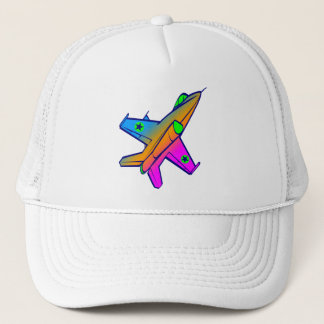 Casquette Avion de chasse à réaction rétro Corey Tiger 80s