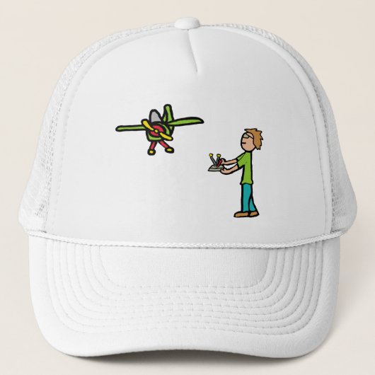 Casquette Avion de modèle RC (Devant)