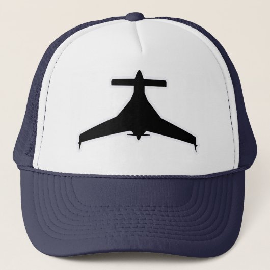 Casquette Avion expérimental Long Ez (Devant)