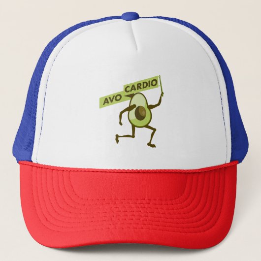 Casquette Avocat amusant Avo-cardio (Devant)