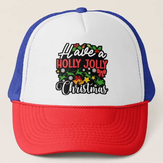 Casquette Avoir Un Noël Holly Jolly-86096 (Devant)