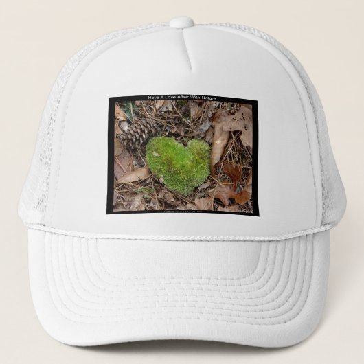 Casquette Avoir une relation d'amour avec la nature Dons de  (Devant)