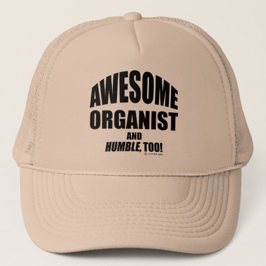 Casquette Awesome Organist (Devant)