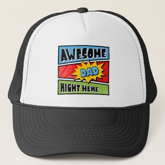 Casquette Awesome pour Papa (Devant)
