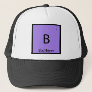 Casquette B - Chimie des fruits de la mûre Tableau périodiqu