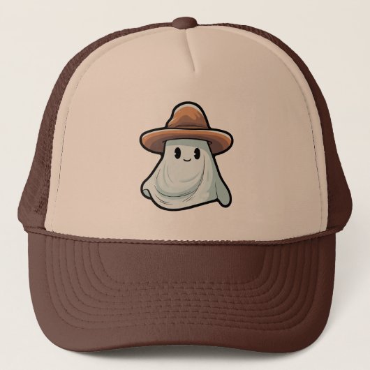 Casquette Baby Boo Cowboy Ghost Halloween Collection (Devant)